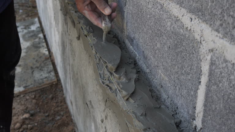 Un chantier de maçon suit plusieurs étapes précises. D’abord, le professionnel prépare le terrain. Ensuite, il réalise les fondations selon